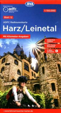 Radtourenkarte Harz / Leinetal