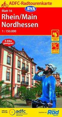 Radtourenkarte Rhein Main Nordhessen Lahn