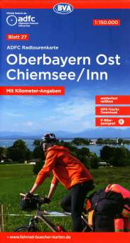 Radtourenkarte Oberbayern Ost Chiemsee Inn