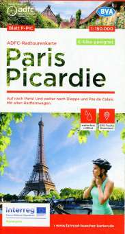 Radtourenkarte Paris Picardie