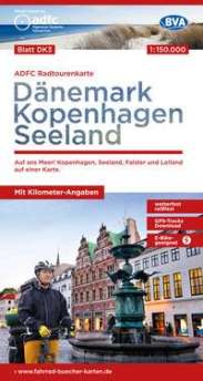 radkarte Dänemark Kopenhagen Seeland