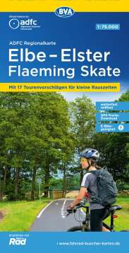 ADFC Regionalradkarte Ebe-Elster Flaeming Skate