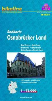 Radkarte Bikeline Osnabrücker Land