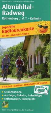 Radtourenkarte Publicpress

Altmühltal-Radweg
Rothenburg o. d. T. - Kelheim