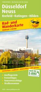 Publicpress Rad- und Wanderkarte

Düsseldorf 
Neuss
Krefeld - Ratingen - Hilden