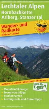 Publicpress Rad- und Wanderkarte

Lechtaler Alpen, Hornbachkette, 
Arlberg, Stanzer Tal