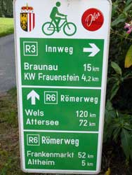 Radschild Römerradweg
